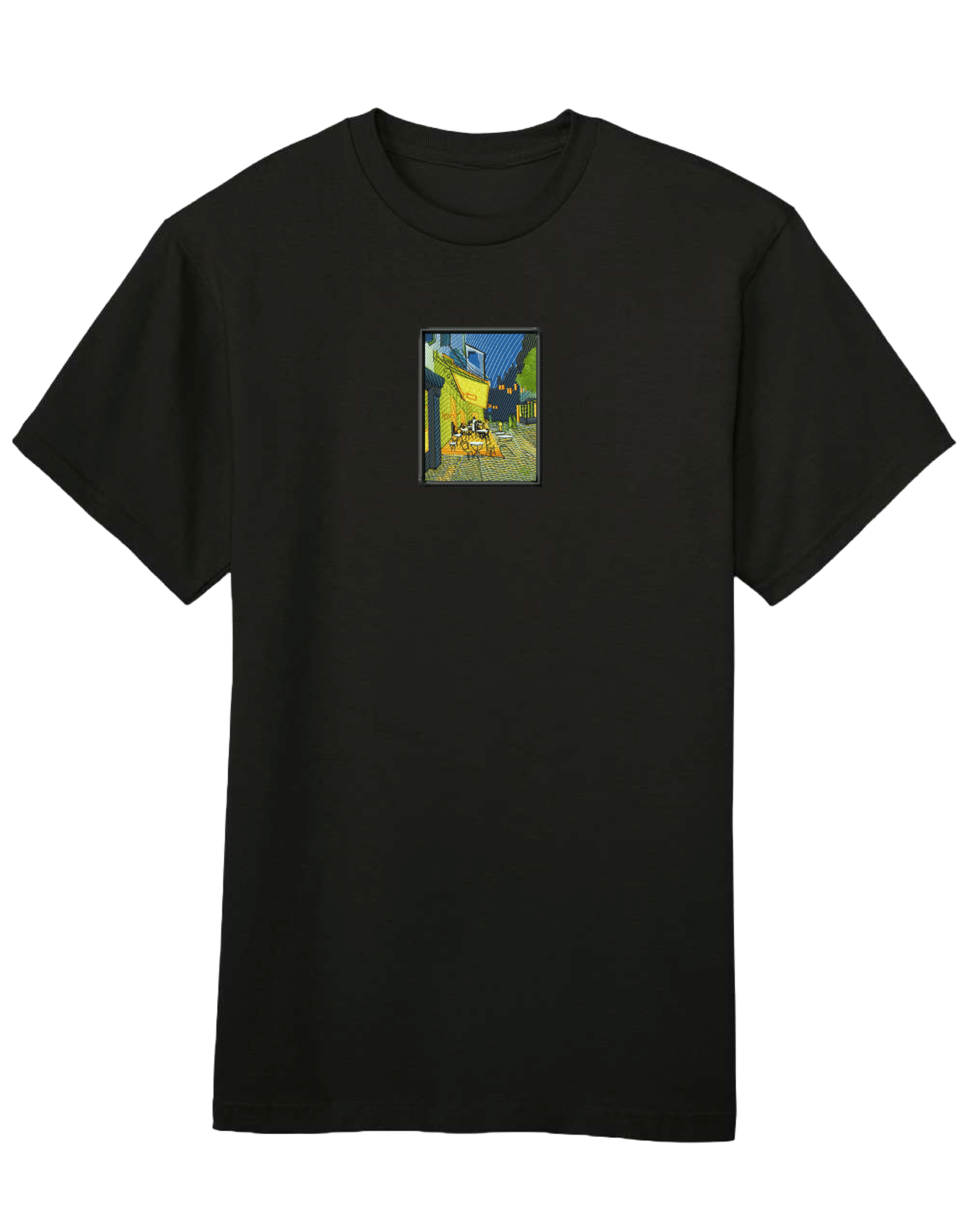 Cafe terrace at night Van Gogh tricou Picturi - Thread Muse