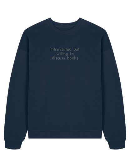 Introverted sweatshirt bookish
