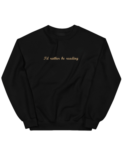 Rather read sweatshirt bookish - Thread Muse