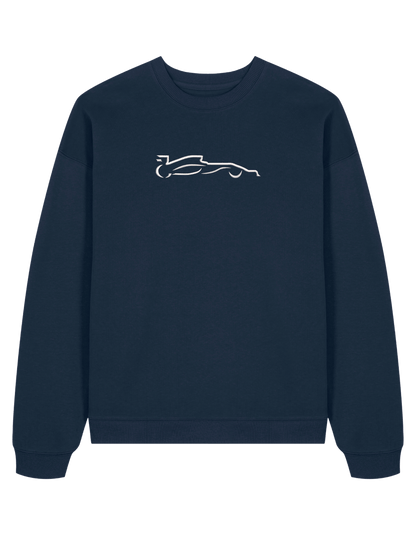 Race car outline sweatshirt F1