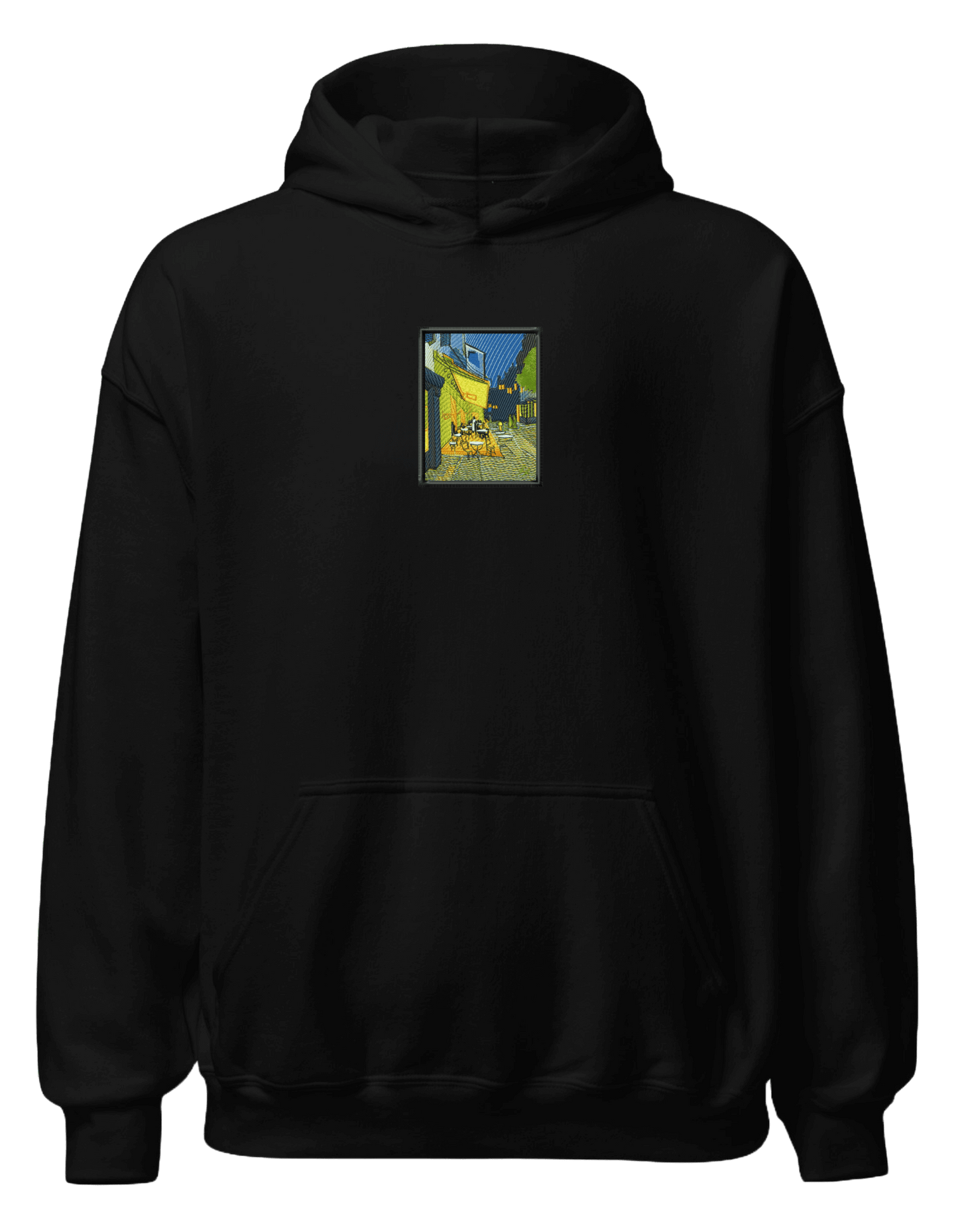 Cafe terrace at night Van Gogh hoodie Picturi - Thread Muse