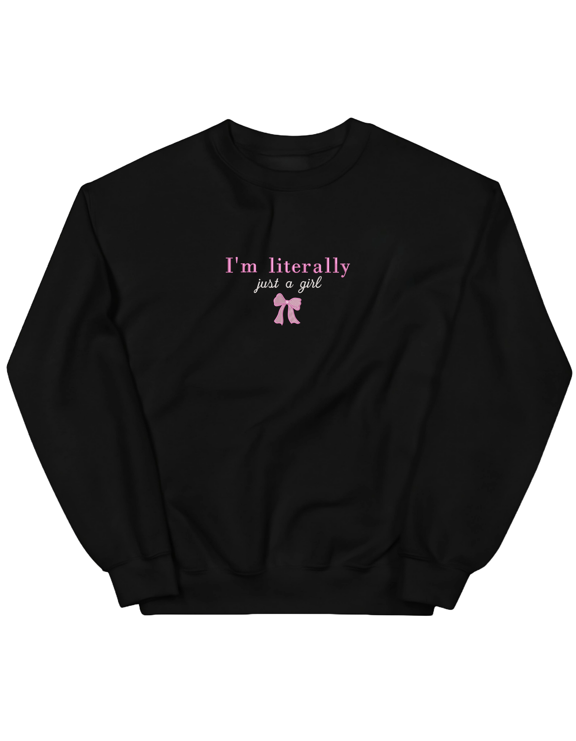 Just a girl sweatshirt Girly - Thread Muse