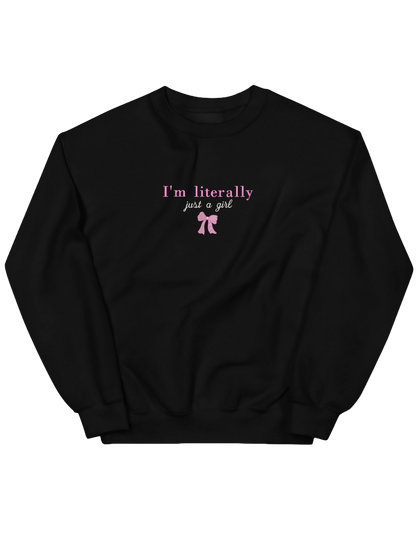 Just a girl sweatshirt Girly - Thread Muse