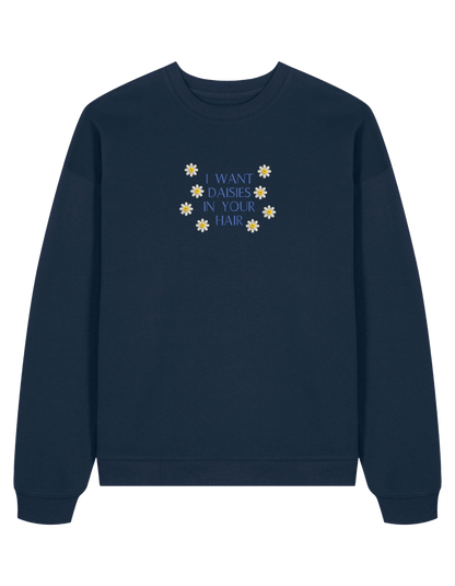 Daisies sweatshirt bookish