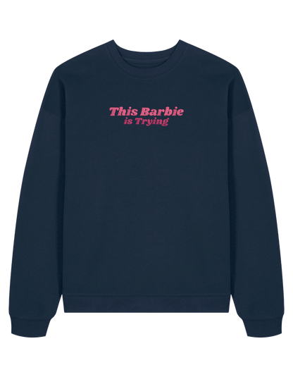 This Barbie sweatshirt Girly