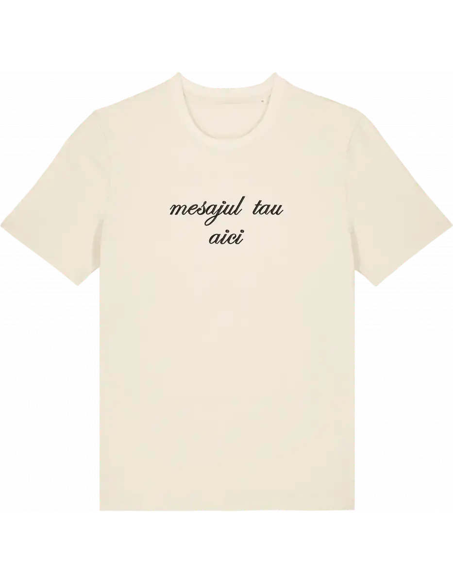 Tricou personalizat font cursiv - Thread Muse