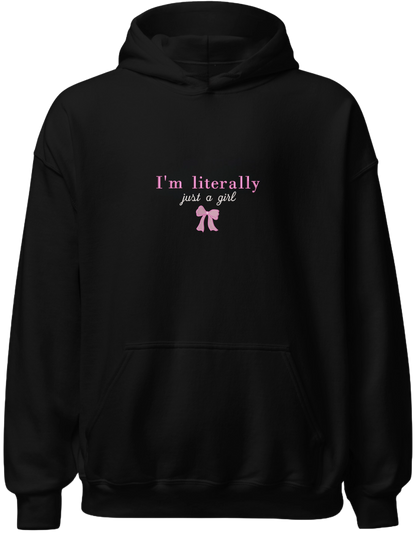 Just a girl hoodie Girly - Thread Muse