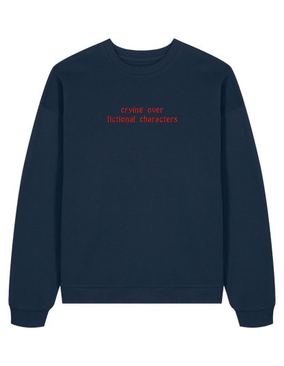 Fictional characters sweatshirt bookish