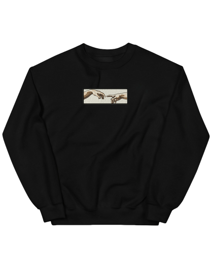 Creation of Adam hands sweatshirt Picturi - Thread Muse