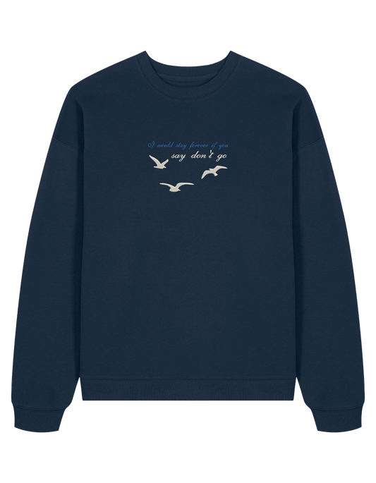 Say don't go sweatshirt Taylor Swift