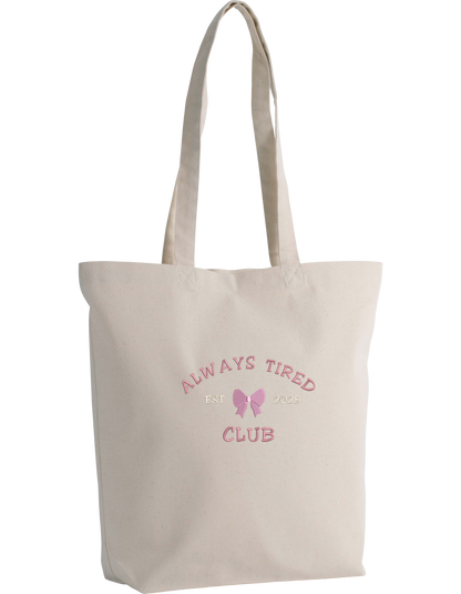 Always tired tote bag