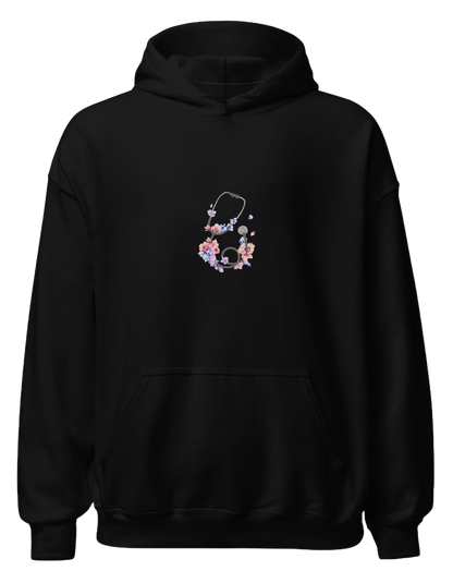 Stetoscop floral hoodie - Thread Muse