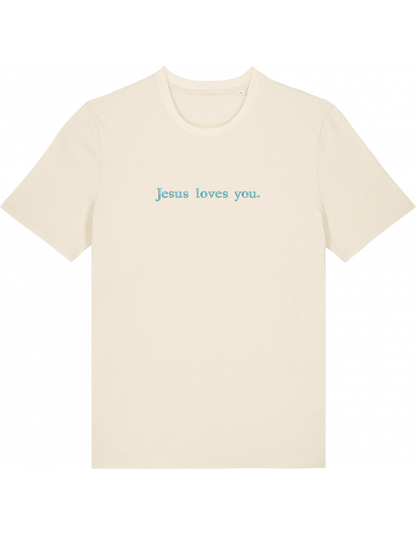 Jesus loves you tricou