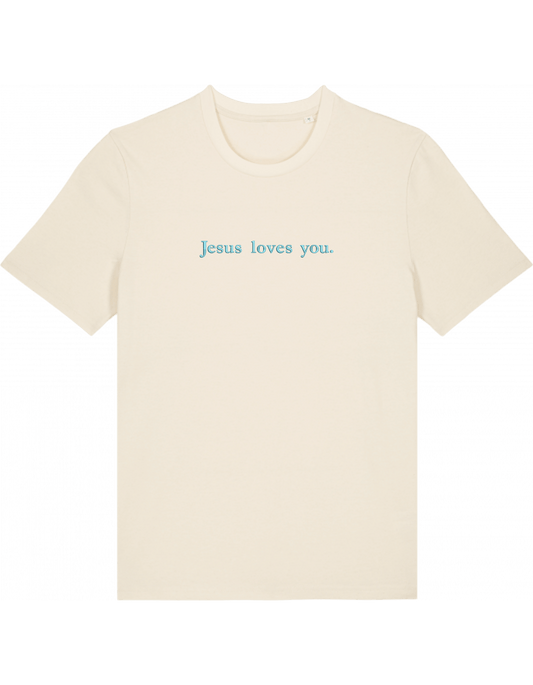 Jesus loves you tricou