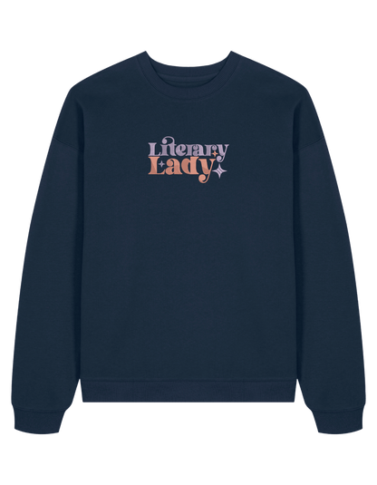 Lady sweatshirt bookish
