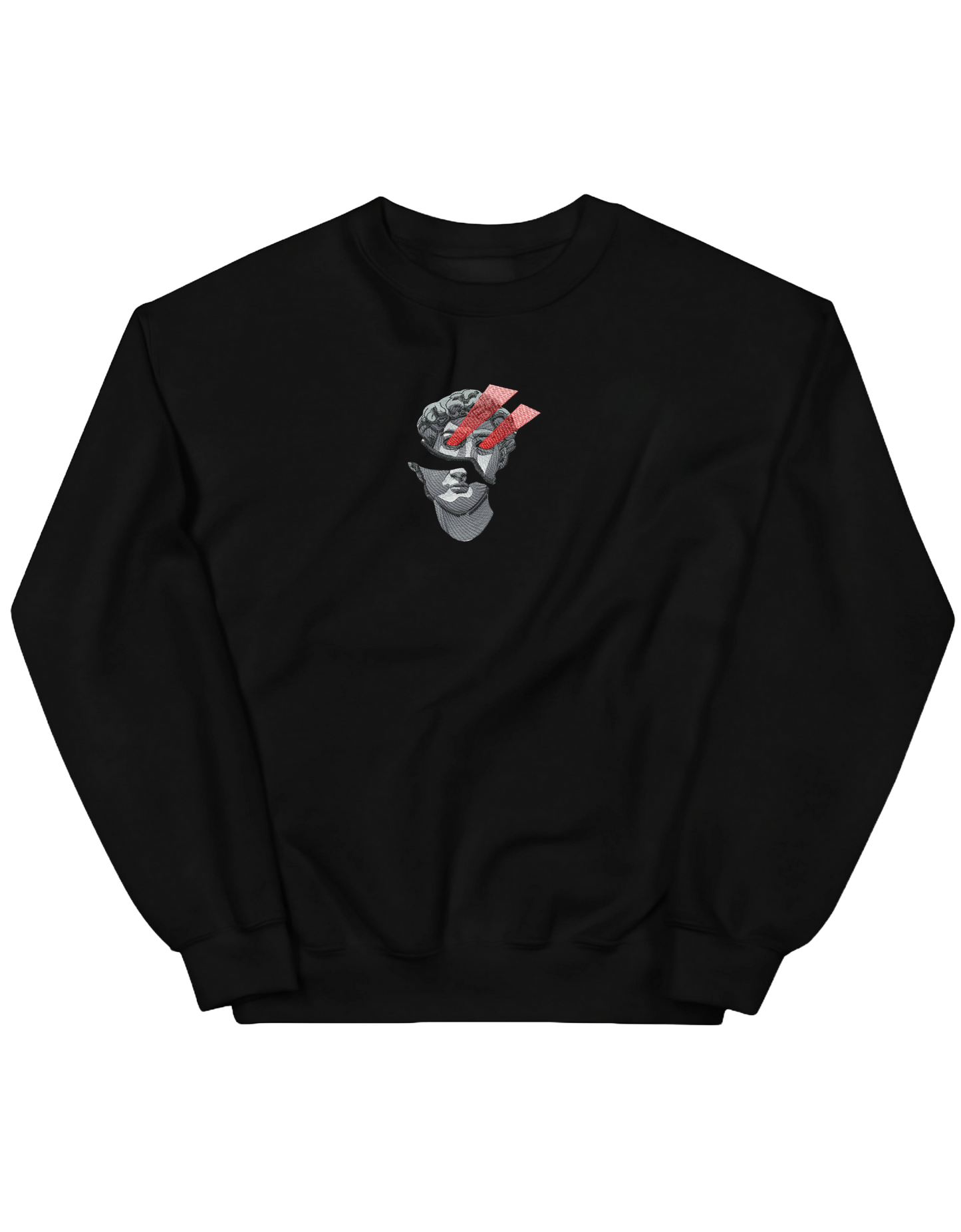 David laser eyes sweatshirt Sculpturi - Thread Muse