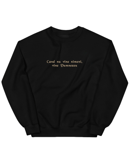 Dumnezeu sweatshirt - Thread Muse