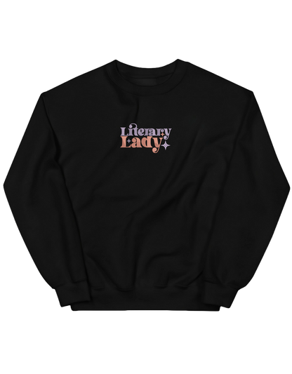 Lady sweatshirt bookish