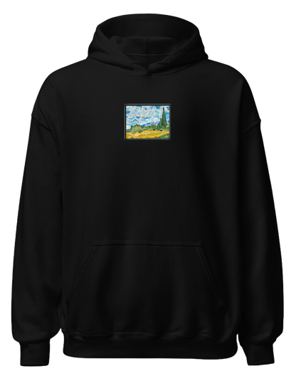Wheat field with cypresses Van Gogh hoodie Picturi - Thread Muse