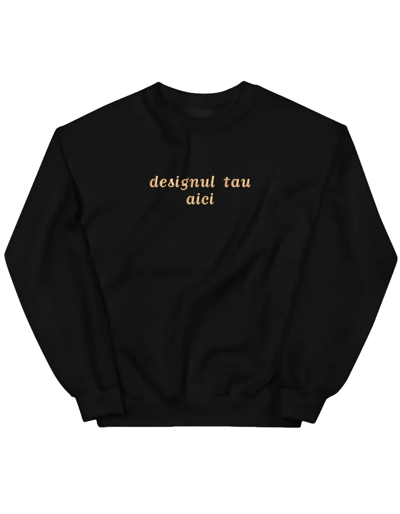 Sweatshirt personalizat - design custom - Thread Muse