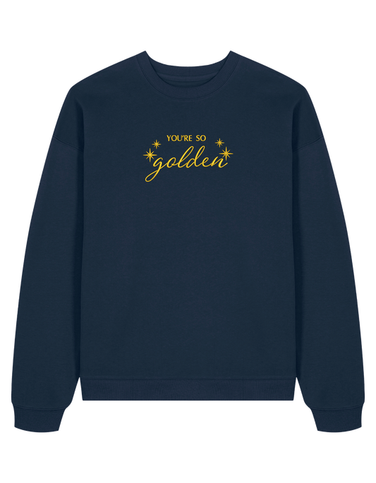 Golden sweatshirt Harry Styles