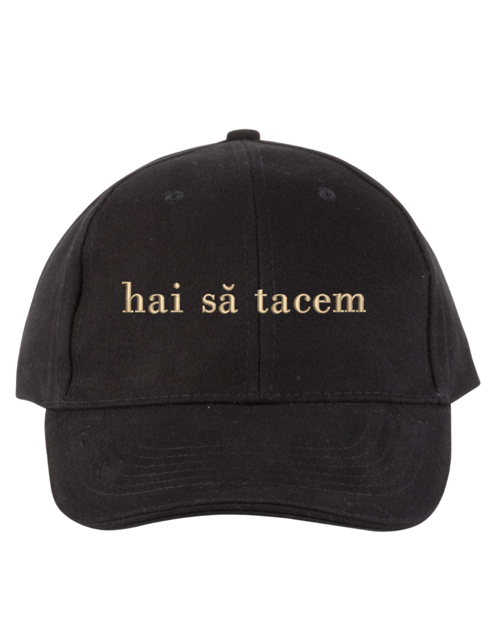 Sapca unisex Hai sa tacem brodata - Thread Muse