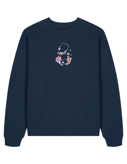 Stetoscop floral sweatshirt Medical - Thread Muse