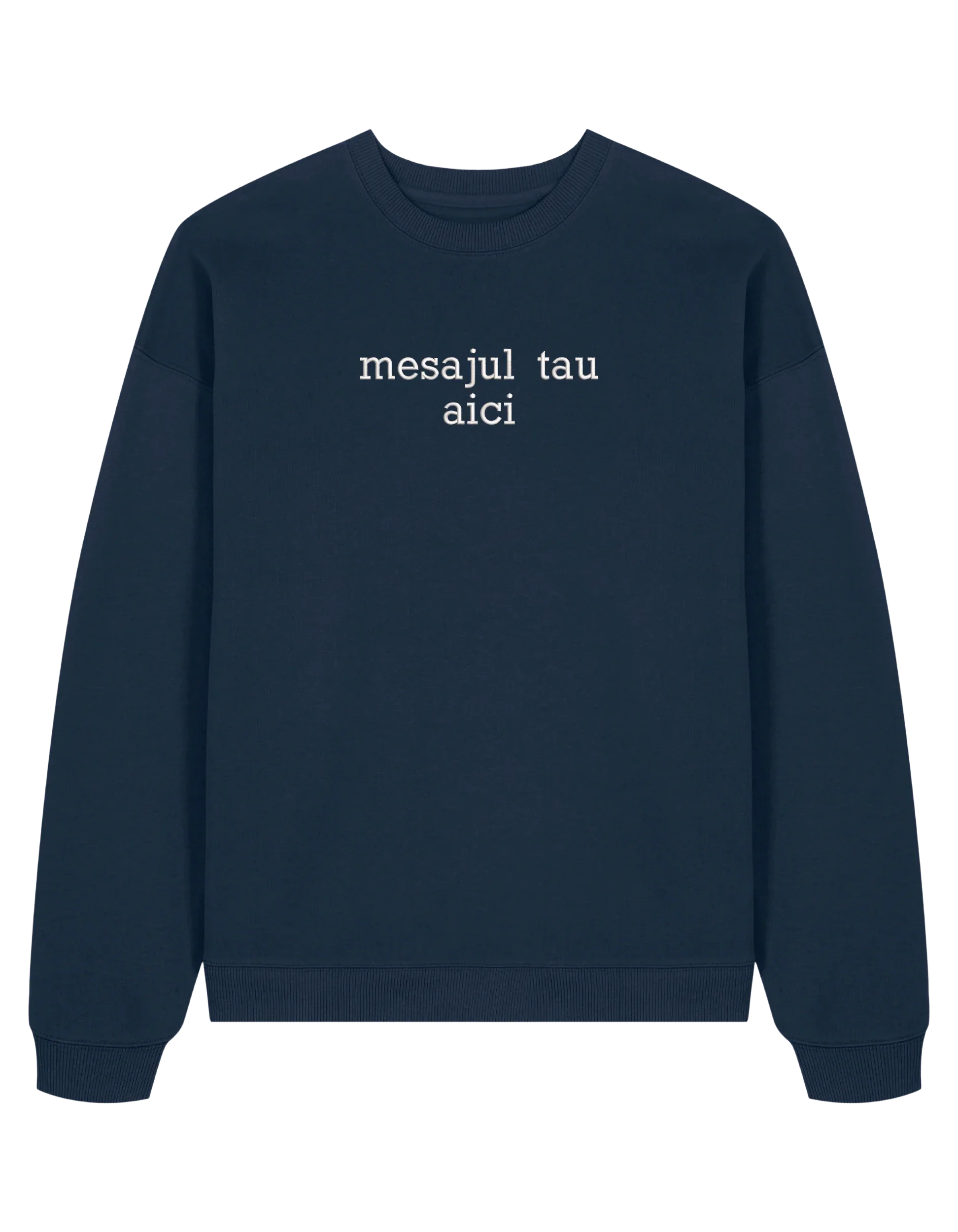 Sweatshirt personalizat font sherif - Thread Muse