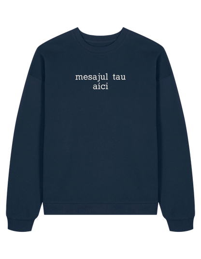 Sweatshirt personalizat font sherif - Thread Muse