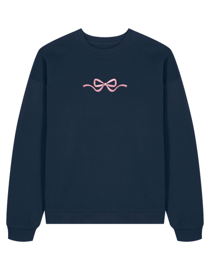 Bow sweatshirt Girly