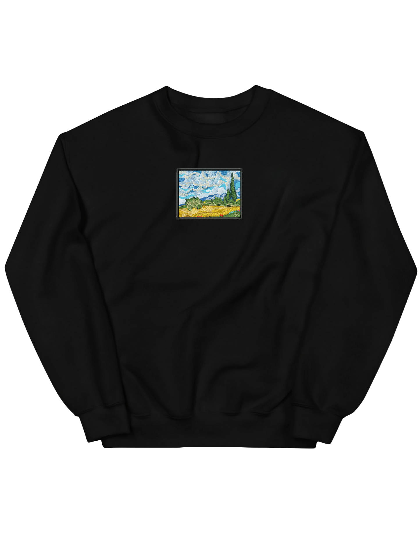Wheat field with cypresses Van Gogh sweatshirt Picturi