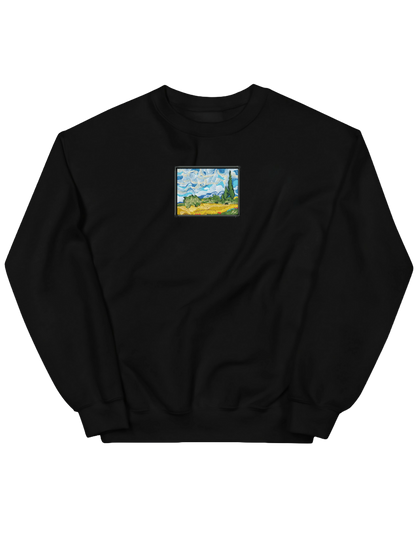 Wheat field with cypresses Van Gogh sweatshirt Picturi