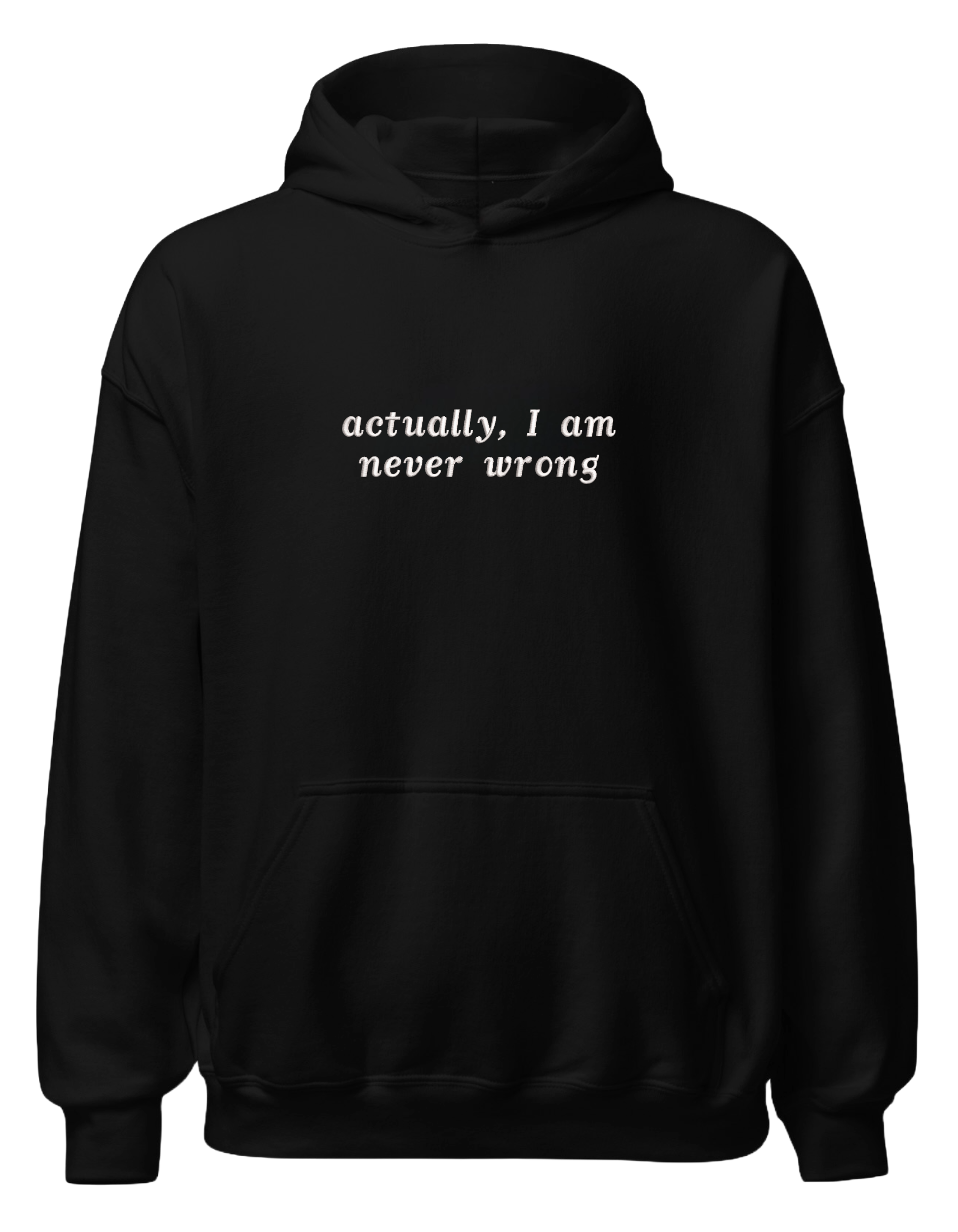 Never wrong hoodie mesaje - Thread Muse