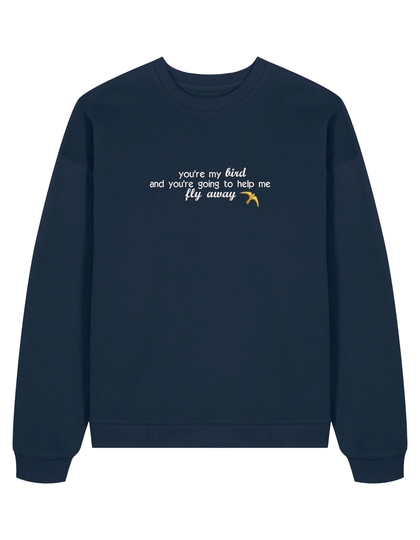 Fly away oversized sweatshirt Shatter me