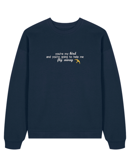 Fly away oversized sweatshirt Shatter me