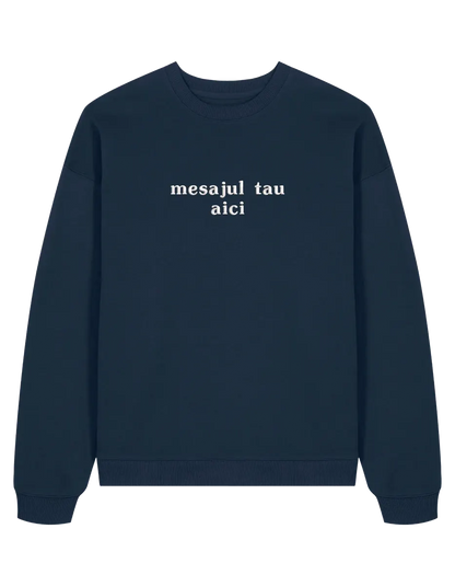 Sweatshirt personalizat font basic - Thread Muse