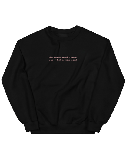 A man need sweatshirt The Weeknd - Thread Muse - Brodat - Bucuresti