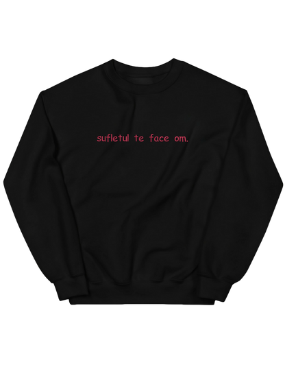 Sufletul sweatshirt Girly - Thread Muse