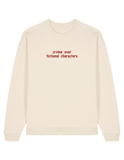 Fictional characters sweatshirt bookish