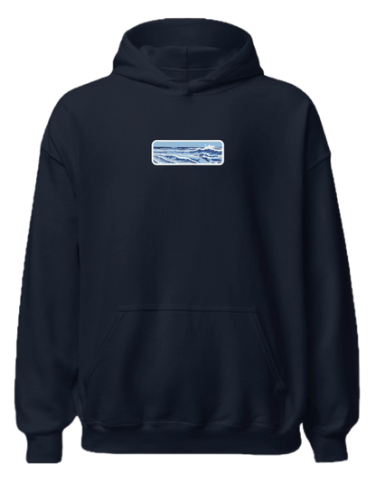 Japanese ocean waves hoodie Picturi - Thread Muse