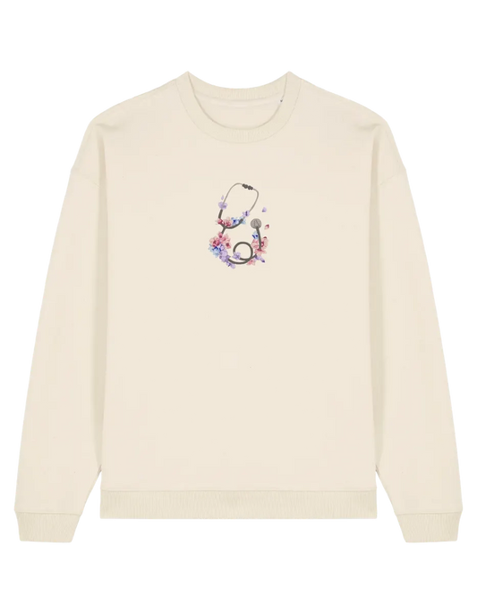 Stetoscop floral sweatshirt Medical - Thread Muse
