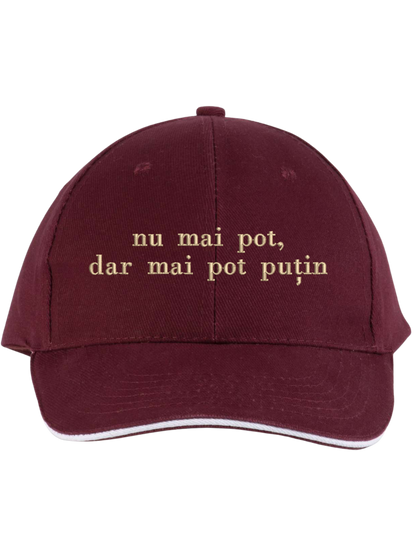 Sapca unisex Mai pot putin brodata - Thread Muse