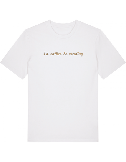 Rather read tricou bookish