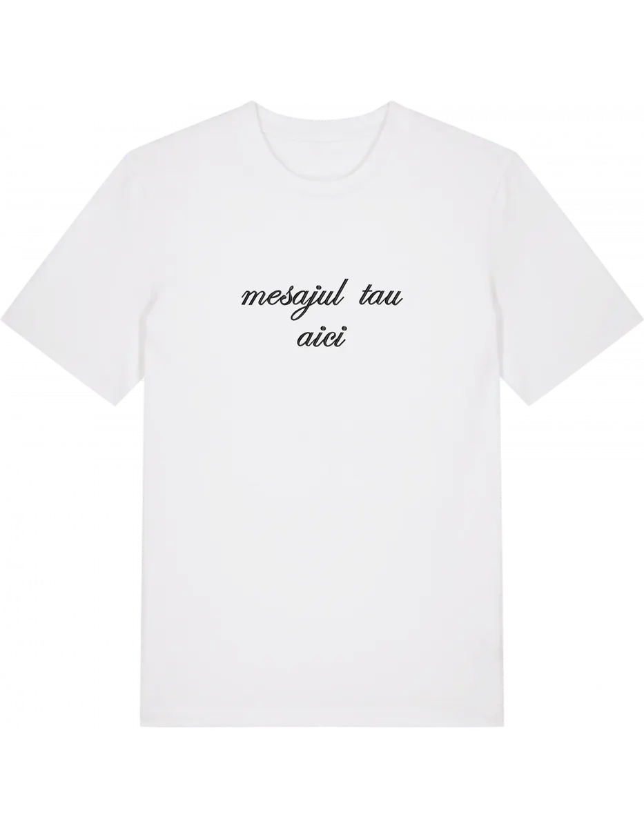 Tricou personalizat font cursiv - Thread Muse