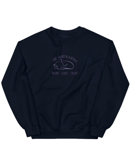 Karma vibe sweatshirt Taylor Swift - Thread Muse
