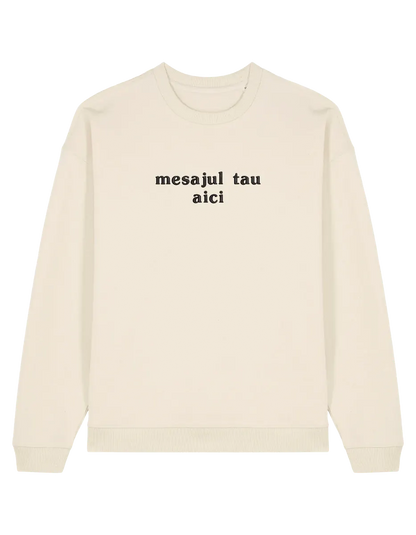 Sweatshirt personalizat font basic - Thread Muse