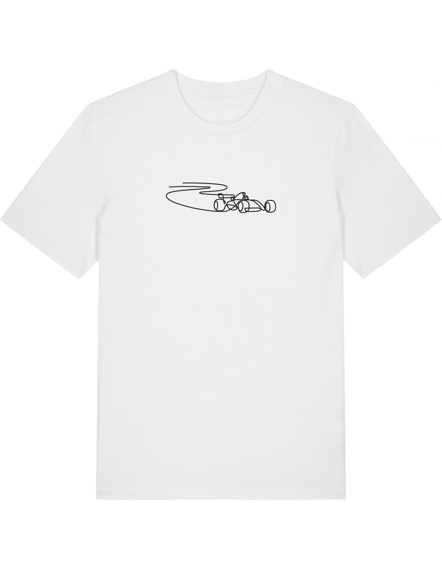 Car outline tricou F1