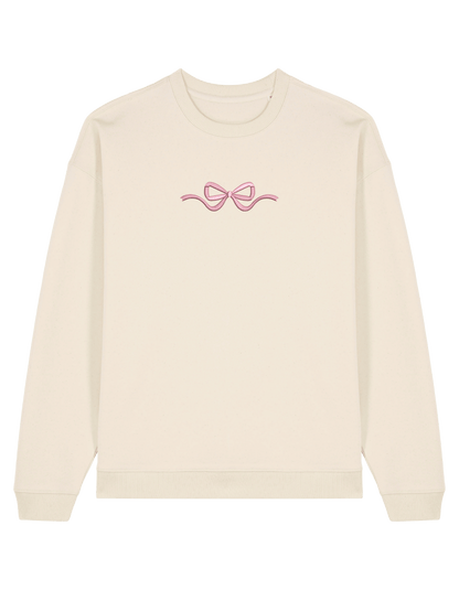 Bow sweatshirt Girly