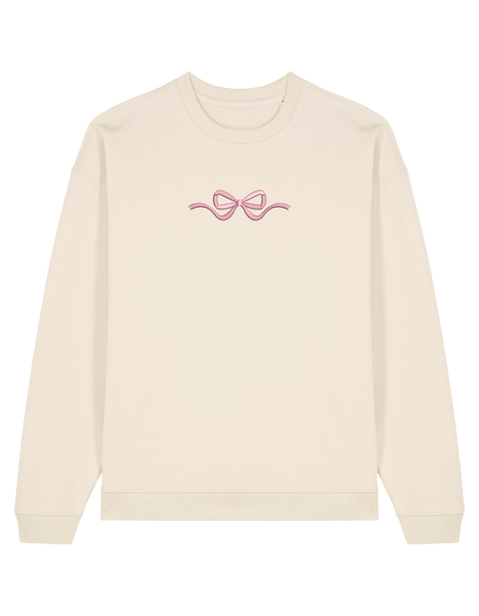 Bow sweatshirt Girly