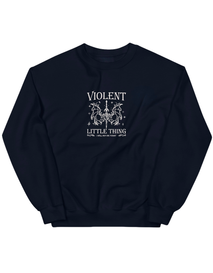 Violent little thing sweatshirt Fourth Wing - Thread Muse
